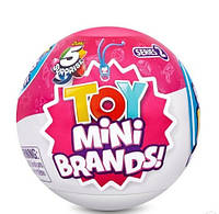 5 Surprise Toy Mini Brands Шар сюрприз Zuru Series 2 Capsule Collectible Toy