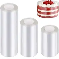 Стрічка для тортів бордюрна,прозора, висота 10см (5м)