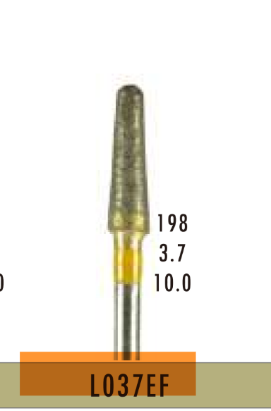 Extra fine (Жовтий) Діамантовий бор для обробки металу, фото 1