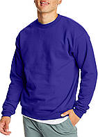 3XL Fioletowy Hanes Men's Sweatshirt