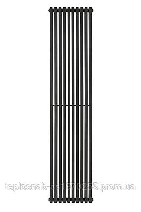 Вертикальний трубчастий радіатор Quantum 2 H-1800 мм, L-405 мм Betatherm, фото 2