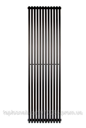 Вертикальний радіатор Praktikum 1 H-2000 мм, L-501 мм Betatherm, фото 2