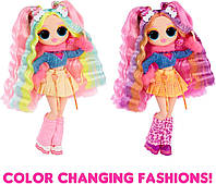 LOL Surprise OMG Sunshine Makeover Bubblegum DJ Fashion show Doll color change glitter кукла лол меняет цвет