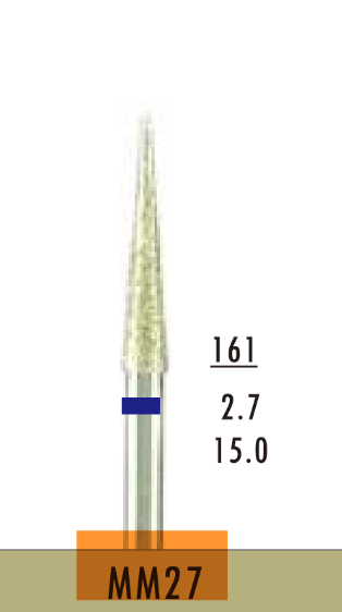 Medium Діамантовий бор для обробки кераміки MM27, фото 1