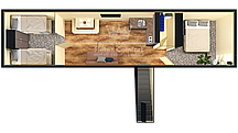 Бункерний комплекс Standard Bomb Shelter 10' x 40'