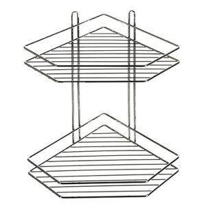 Полиця у ванну 2яр кутова 20.5*20.5*33.5 см MH-1981