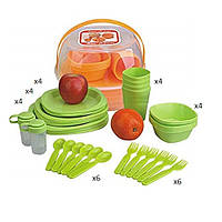 Набор посуды для пикника 36 предметов (на 4персоны)