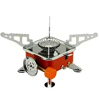 Газовая туристическая горелка Portable card type stove K-202 MA-29 с пьезоподжигом M