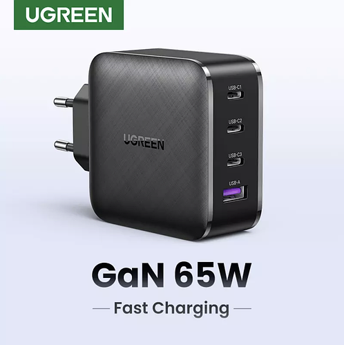 Зарядное устройство Ugreen GaN X 65w (CD224) USB + 3xType-C PD GaN ...