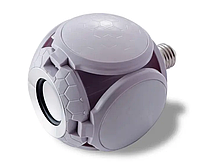 Лампочка з вбудованою колонкою LED Football UFO Lamp EL-2357 40 Вт