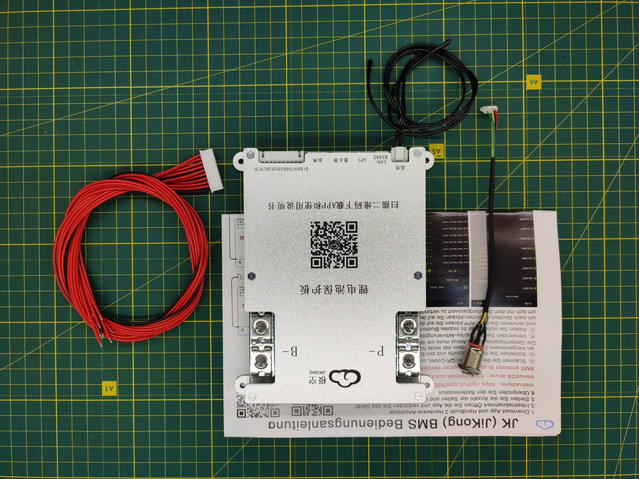 Плата захисту акумулятора Jikong Smart BMS 4 — 8S 200A з активним балансиром 1A