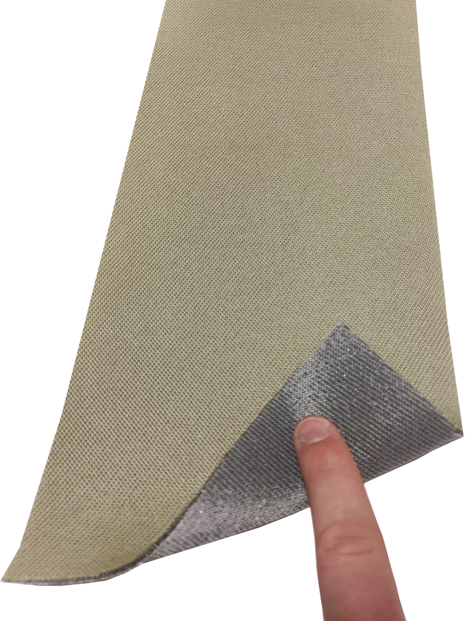 Автомобільна тканина для салону автомобіля бєжевого кольору текстура на поролоні з сіткою (Турція)