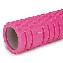 Масажний ролик Cornix EVA 33 x 14 см (валик, ролер) XR-0031 Pink Poland, фото 4