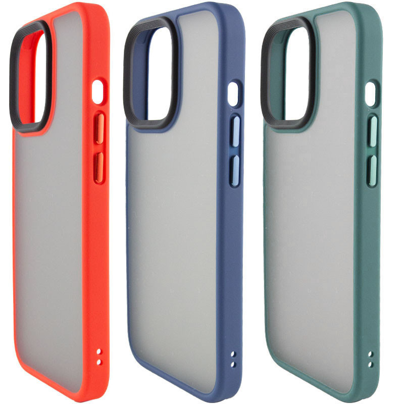 TPU+PC чохол Metal Buttons для Apple iPhone 13 Pro Max (6.7")