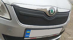 Зимова накладка на решітку (2011-2014, верхня) Матова для Skoda Fabia рр