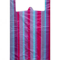Від 50 шт. Пакет поліетиленовий майка "Полосатий" №7 купити дешево оптом в інтернет-магазині