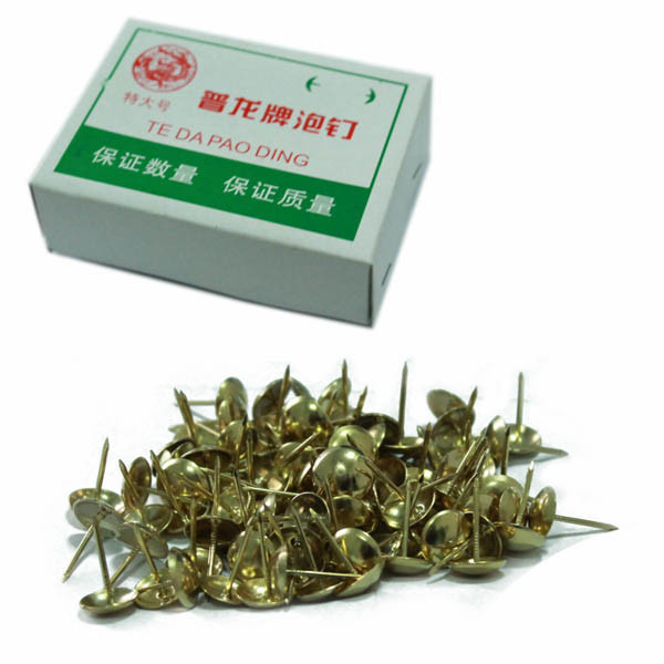 Гвозди Обивочные Метал Гладкие Золото (100шт) — Купить Недорого на Bigl ...