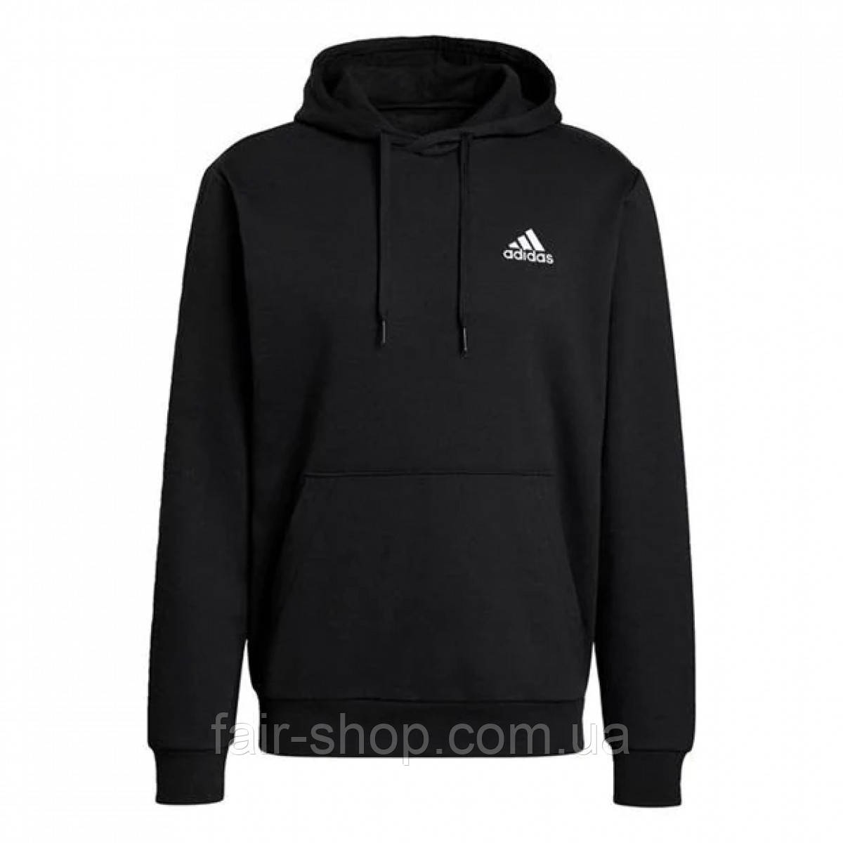 Худи Adidas Essentials Fleece Black / White Доставка З США Від 14 Днів ...