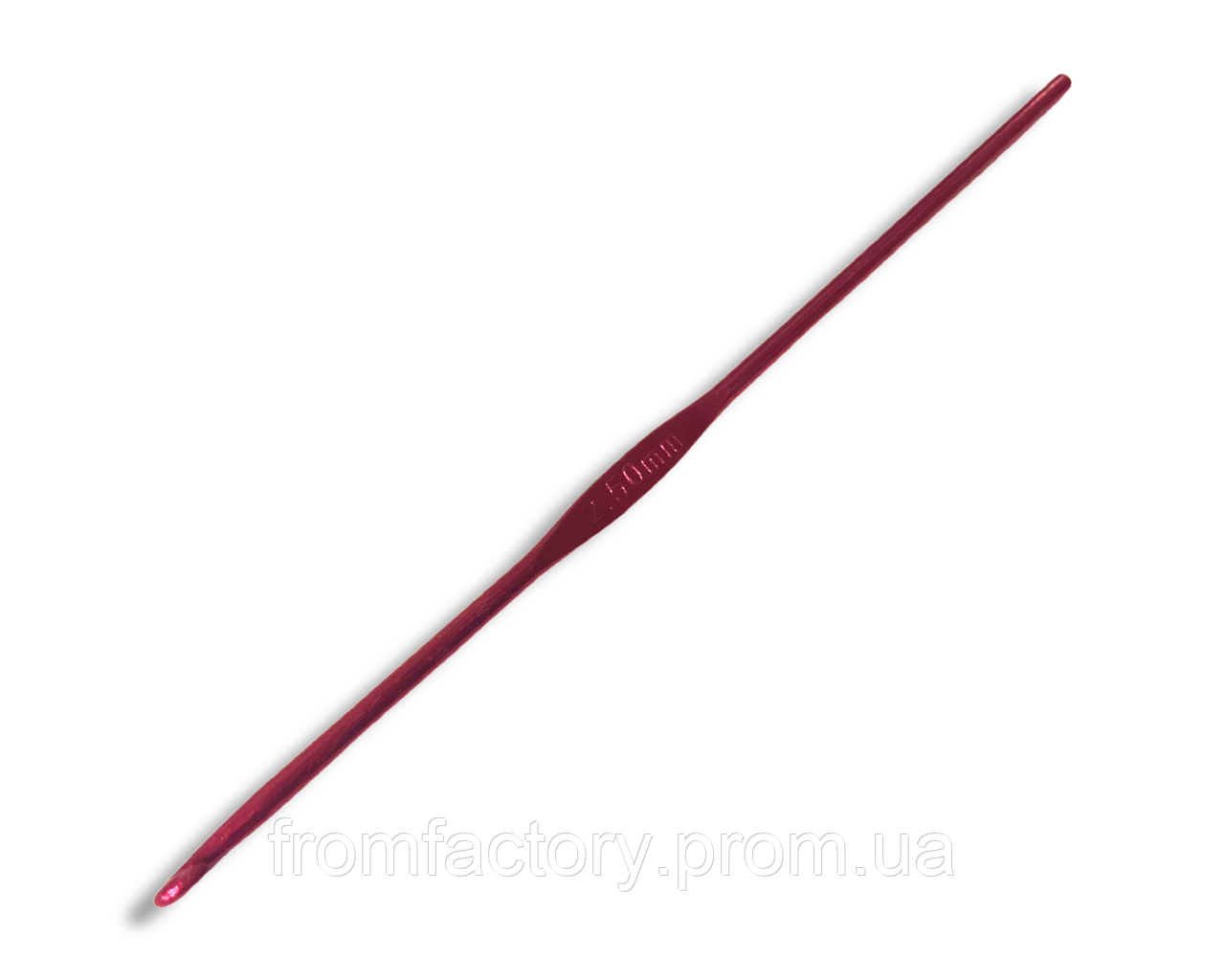 Гачок для В’язання Металевий Рожевий №2.5/12см — Купити Недорого на