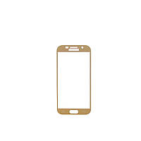 Защитное стекло Glass 2.5D Full Glue для Samsung A320 Galaxy A3 2017 Gold (AF-000204)