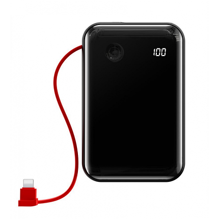 Повербанк 10000 мАч Lightning USB Type-C Baseus Mini S PPXF-E01, фото 1