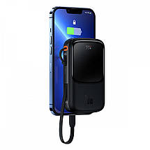 Повербанк 10000 мАч 20Вт USB Lightning Baseus Qpow PPQD020001, фото 5