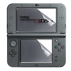 Протиударна гідрогелева плівка Hydrogel Film для ігрової приставки Nintendo New 3Ds XL (Big), Transparent