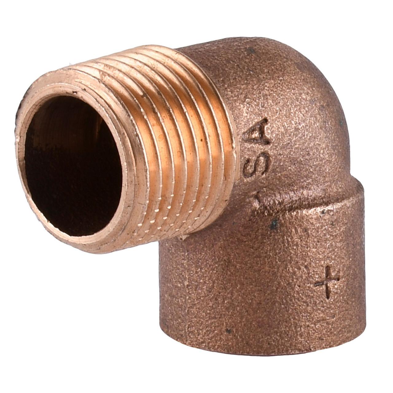 Кутовий перехід на різьбу VIEGA 90 15х3/4″ В (130114) (000021520), фото 1