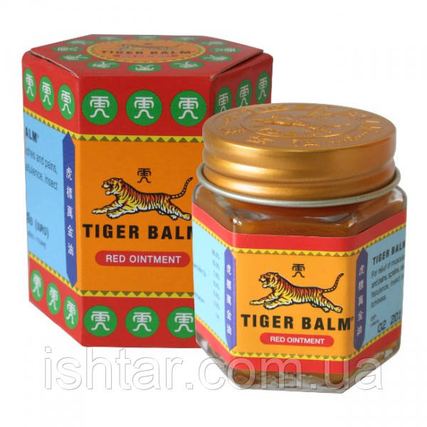 Червоний тигровий бальзамTiger Balm Red ointment, 21 мл
