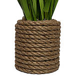 Штучна рослина Живокіст з травою у горщику, 75 см, фіолетовий, пластик, тканина (130528), фото 4