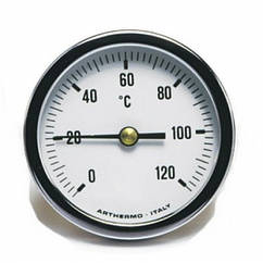 Термометр Arthermo 120ºC 63 мм 1/2", заднє підмикання