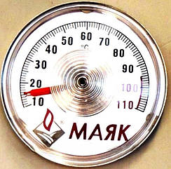 Термометр для котла на липучці Маяк 55мм