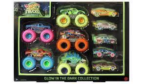 Hot Wheels HCB57 Monster Trucks, що світяться в темряві,, фото 1