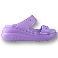 Crocs Classic Crush Sandal Violet кроксы на платформе