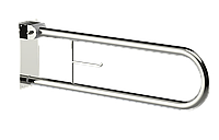 Поручень настінний відкидної опори настінний для інвалідів у ванну кімнату Ø32, розмір 73х23х11см.