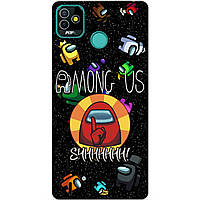 Силіконовий бампер чохол для Tecno POP 5 (BD2) з малюнком Among Us