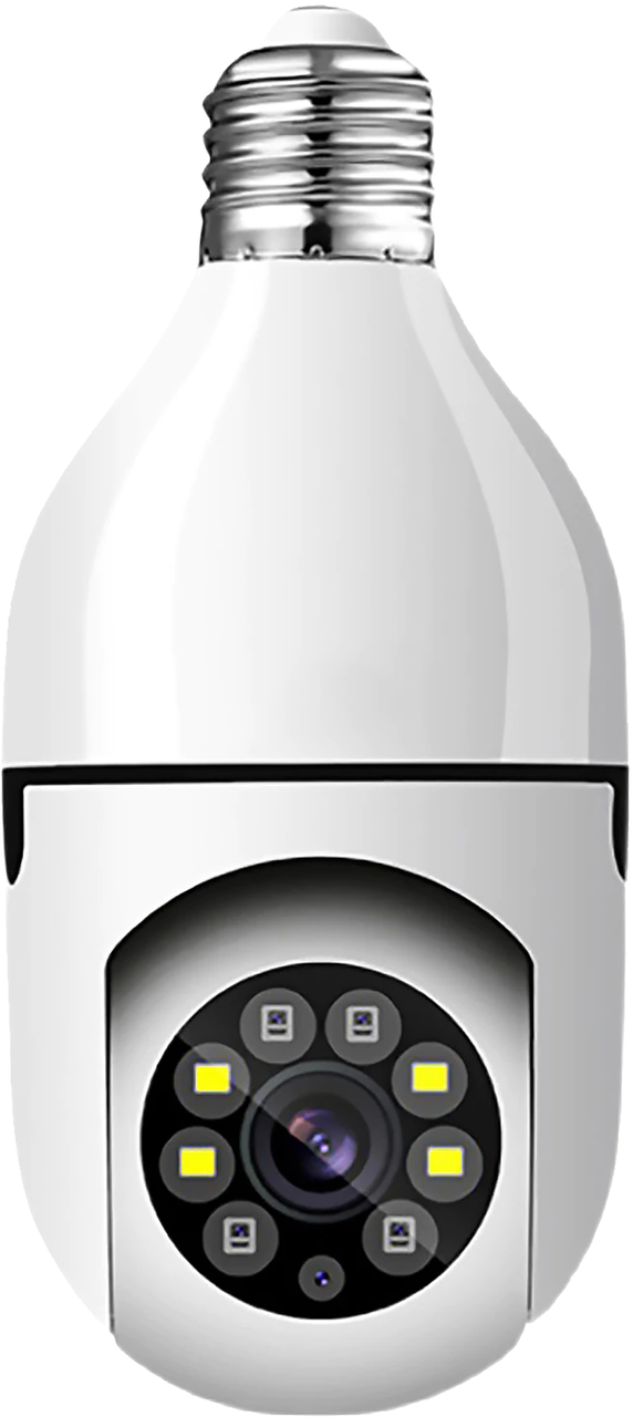 Бездротова IP-камера в плафон для лампочки E-Smarter E27 Full-HD 2MP з WI-FI