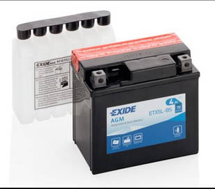 Аккумулятор квадроцикла ATV 110 125 4Аh EXIDE YTX5L-BS AGM  L114хW70хH107мм