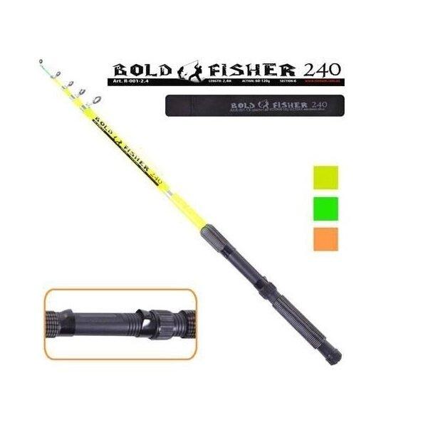 Спінінг телескопічний Bold Fisher 60-120г, 2,4м
