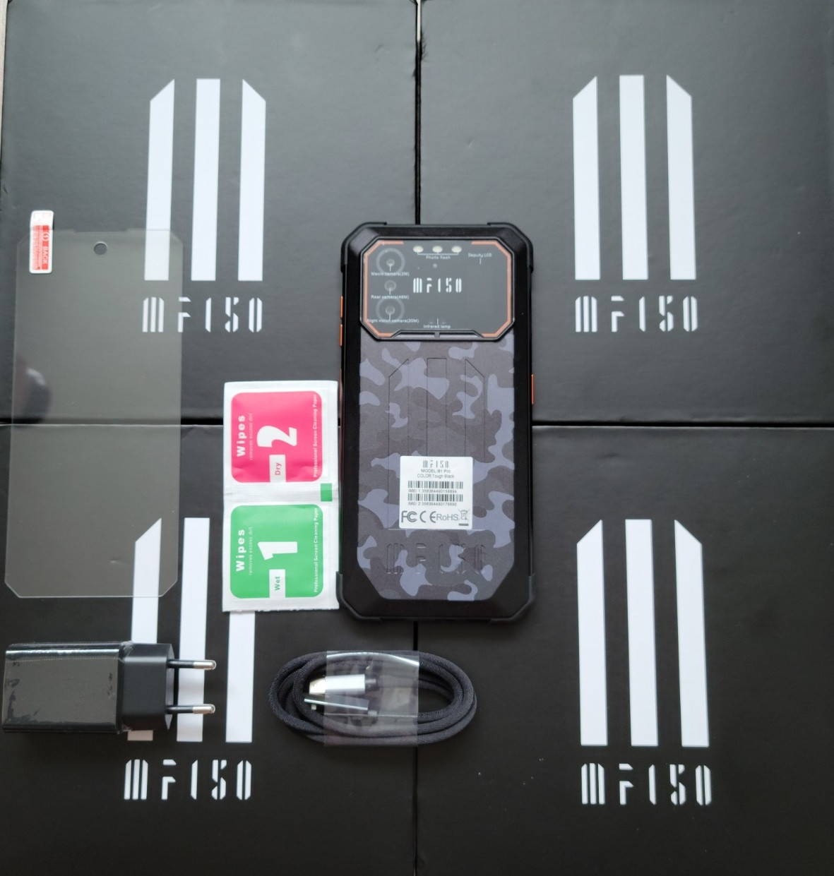 Смартфон Oukitel F150 B1 Pro Black 6\128gb 10000mAh 48MP+Night Vision:20MP Global
