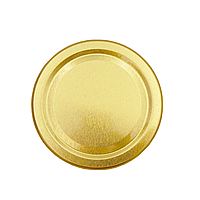 Крышка для меда металлическая золотая (Твист-66)