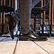Лаковане чоловіче взуття до костюма та брюк. Чорні туфлі Ikos 41, 44 розмір, фото 6