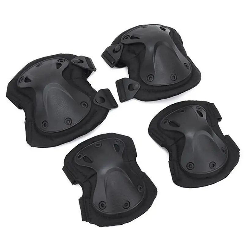 Наколінники та налокітники тактичні (захисні) Eagle KN-04 Black, фото 1