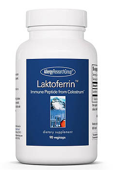 Allergy Research Group Лактоферин / Laktoferrin with Colostrum, 90 Vegetarian Capsules BX113