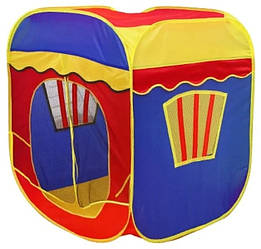 Дитячі намети та будиночки — 1402 — Яскравий дитячий ігровий намет, розмір 87х88х108 см, у сумці