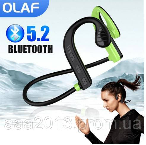 Навушники бездротові з вільним вухом (кістковою провідністю звуку), БЛЮТУЗ гарнітура, фото 1