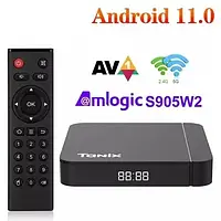 Приставка Smart Tanix W2 4K Android TV Box 4GB/32GB Android 11(наилучшая смарт-приставка на Андроиде)