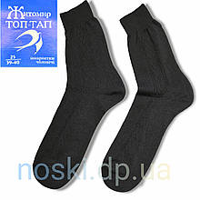 Шкарпетки чоловічі бавовняні чорні Топ Тап 25 (39-40)
