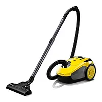 Пилосос з мішком Karcher VC 2, 700W, 2 л, Металева телескопічна труба, HEPA 13, аксесуари, Жовтий