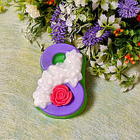 "8 Марта - Цветы" - чудесное мыло ручной работы с растительными, эфирными маслами. Прекрасный подарок.